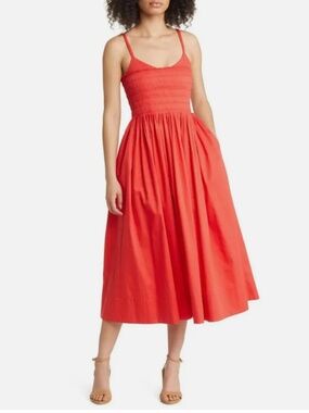 NWT La Ligne Devon Dress in Poppy Red - Size XS